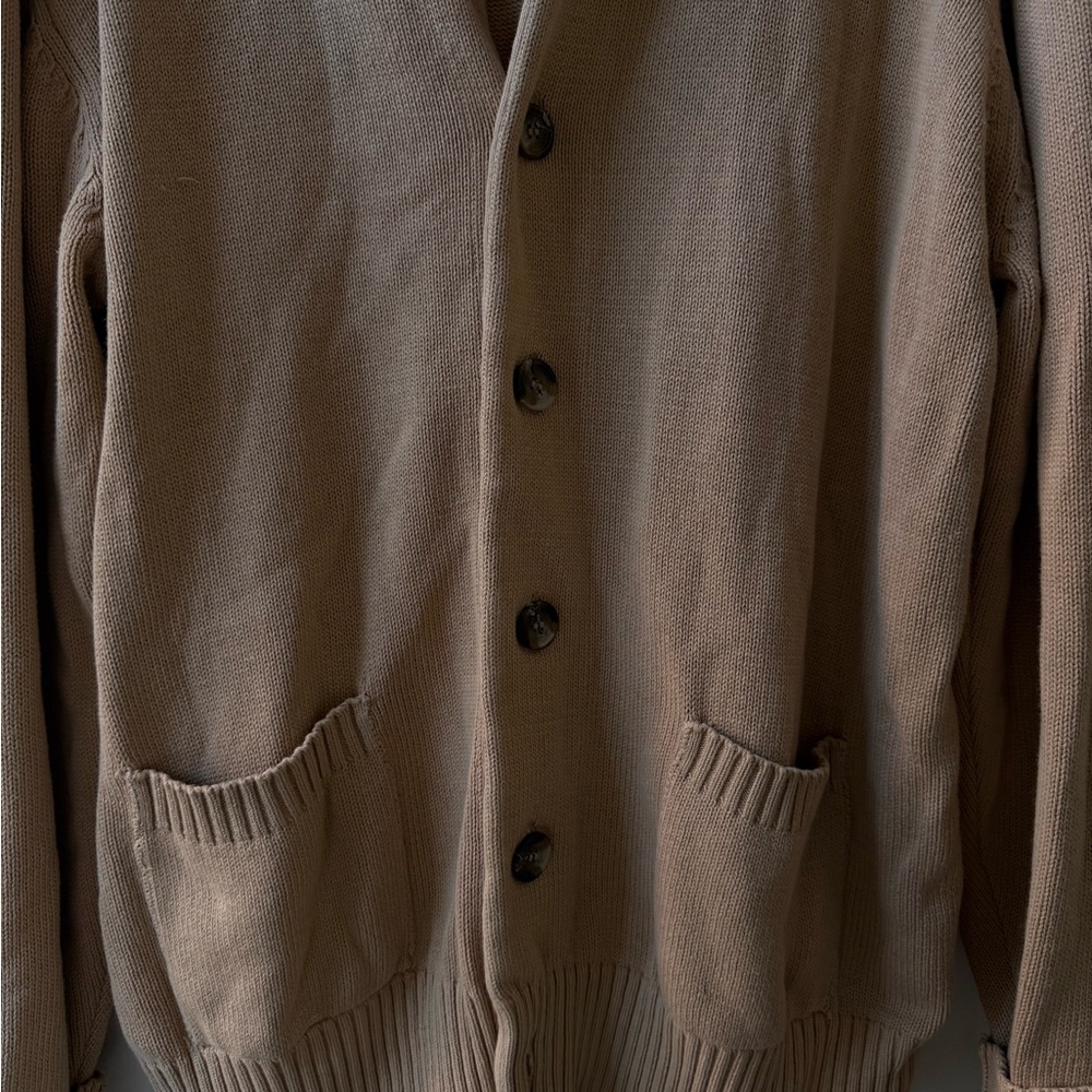 Oscar de la Renta men’s knit button up - Picture 5 of 5